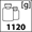 waga 1120g