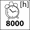 trwałość 8000 godzin
