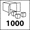 1000 sztuk w opakowaniu zbiorczym