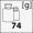 waga 74g