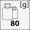 waga 80g