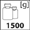 waga 1500g